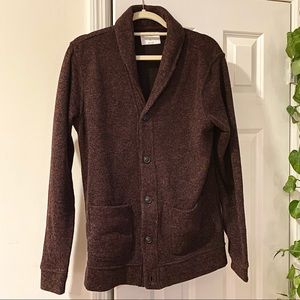 Old Navy Shawl Cardigan in Maroon